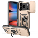 iPhone 17 Pro - EIDERWOOD Hybrid Håndværker Cover m. Kickstand & Cam Slider - Guld