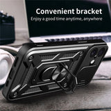 iPhone 17 - EIDERWOOD Hybrid Håndværker Cover m. Kickstand & Cam Slider - Rose Gold