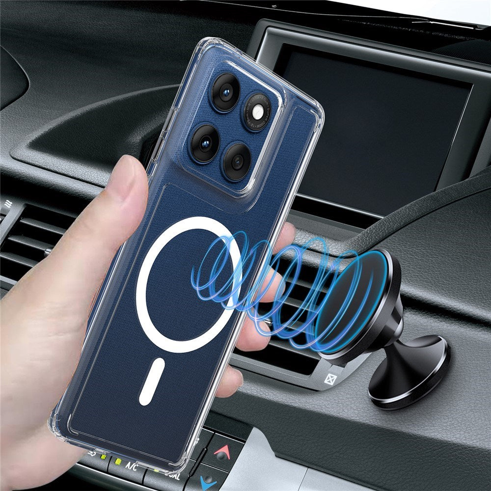 EIDERWOOD Motorola Edge 60s / Edge 60 Fusion / Edge 60 Cover - MagSafe Kompatibel - Gennemsigtig