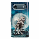 iPhone Air - EIDERWOOD Imiteret Læder Cover m. Pung & Strop - Ulve