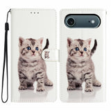 iPhone Air - EIDERWOOD Imiteret Læder Cover m. Pung & Strop - Kattekilling