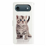 iPhone Air - EIDERWOOD Imiteret Læder Cover m. Pung & Strop - Kattekilling