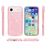 EIDERWOOD iPhone Air Hybrid Plastik Mobil Cover - Lyserød Glitter