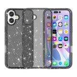 EIDERWOOD iPhone 17 Hybrid Plastik Mobil Cover - Sort Glitter