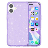 EIDERWOOD iPhone 17 Hybrid Plastik Mobil Cover - Lilla Glitter