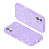EIDERWOOD iPhone 17 Hybrid Plastik Mobil Cover - Lilla Glitter