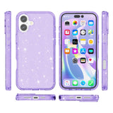 EIDERWOOD iPhone 17 Hybrid Plastik Mobil Cover - Lilla Glitter