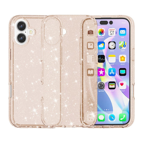 EIDERWOOD iPhone 17 Hybrid Plastik Mobil Cover - Guld Glitter