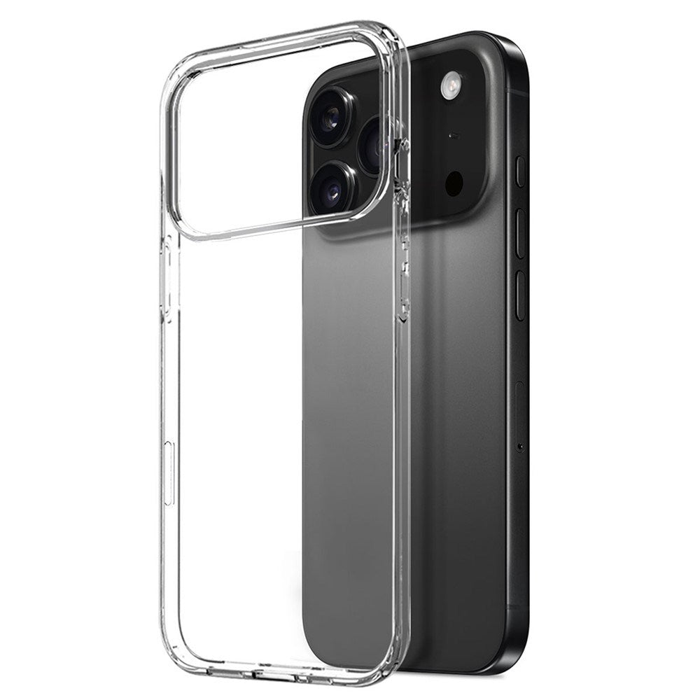 iPhone 17 Pro Max - NORTHJO 2-i-1 Beskyttelsessæt m. Fleksibelt Plastik Cover & Hærdet Skærmbeskyttelsesglas - Gennemsigtig