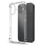 iPhone 17 - NORTHJO 3-i-1 Beskyttelsessæt m. Stødabsorberende Fleksibelt Plastik Cover / Hærdet Skærmbeskyttelsesglas / Kameralinsebeskyttelsesglas - Gennemsigtig