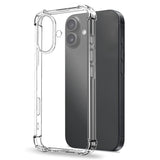 iPhone 17 - NORTHJO 2-i-1 Beskyttelsessæt m. Stødabsorberende Fleksibelt Plastik Cover & Hærdet Skærmbeskyttelsesglas - Gennemsigtig