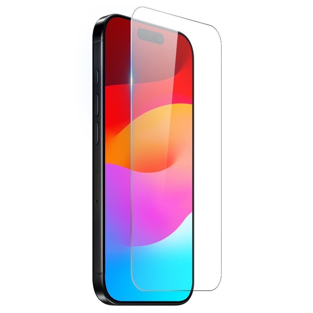 iPhone 17 Pro Max - NORTHJO 2-i-1 Beskyttelsessæt m. Stødabsorberende Fleksibelt Plastik Cover & Hærdet Skærmbeskyttelsesglas - Gennemsigtig
