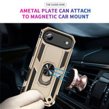 iPhone Air - EIDERWOOD Hybrid Håndværker Cover m. Kickstand - Guld
