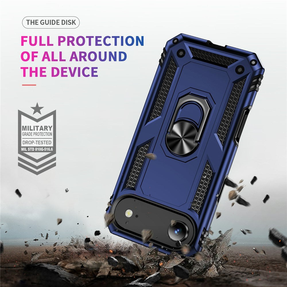 iPhone Air - EIDERWOOD Hybrid Håndværker Cover m. Kickstand - Blå