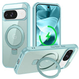 EIDERWOOD Google Pixel 10 / 10 Pro / 9 / 9 Pro Mobil Cover m. Kickstand - MagSafe Kompatibel - Lyseblå