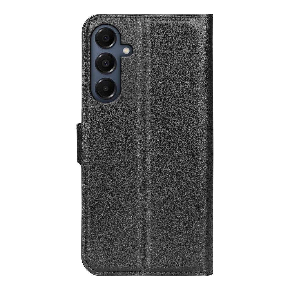 EIDERWOOD Samsung Galaxy A17 (5G) Litchi Kunstlæder Flip Cover m. Pung - Sort