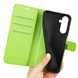 EIDERWOOD Samsung Galaxy A17 (5G) Litchi Kunstlæder Flip Cover m. Pung - Grøn