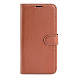EIDERWOOD Samsung Galaxy A17 (5G) Litchi Kunstlæder Flip Cover m. Pung - Brun