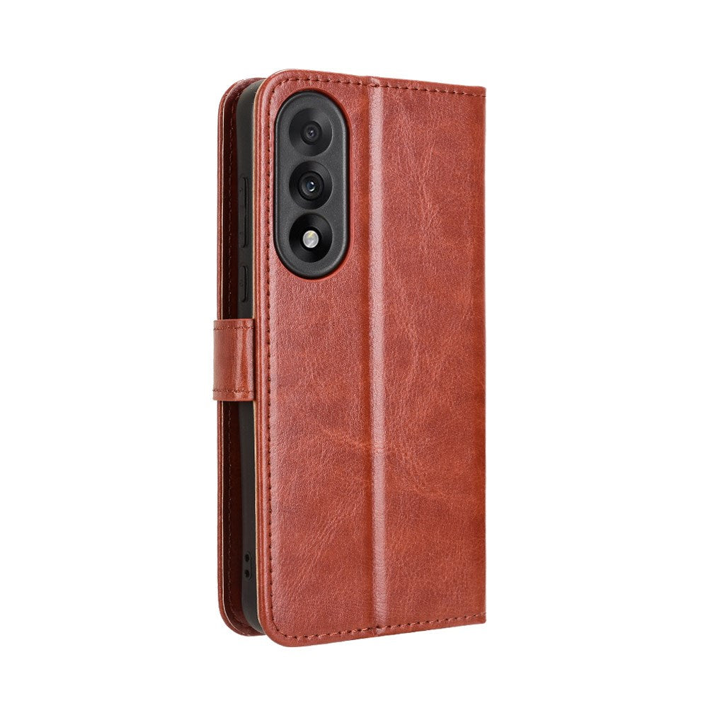 OnePlus Nord 5 - EIDERWOOD Kunstlæder Flip Cover m. Strop - Brun