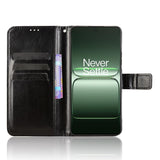 OnePlus Nord CE5 - EIDERWOOD Kunstlæder Flip Cover m. Strop - Sort