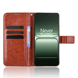 OnePlus Nord CE5 - EIDERWOOD Kunstlæder Flip Cover m. Strop - Brun