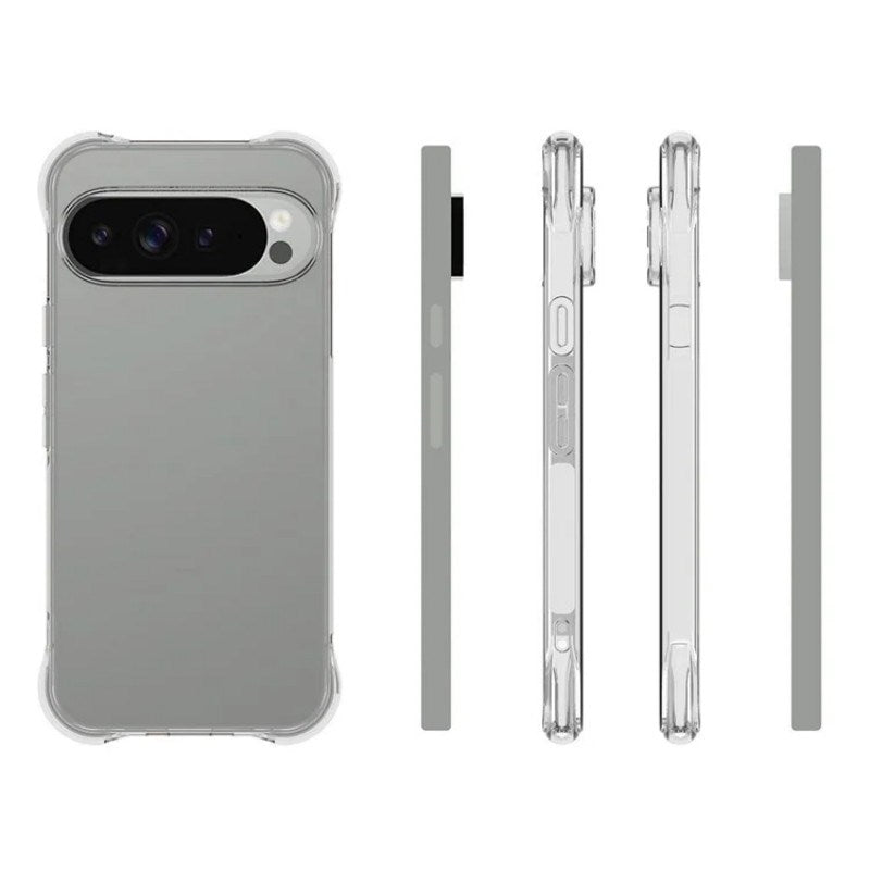 Google Pixel 10 Pro XL - EIDERWOOD Plastik Cover m. Stødabsorberende Hjørner - Gennemsigtig