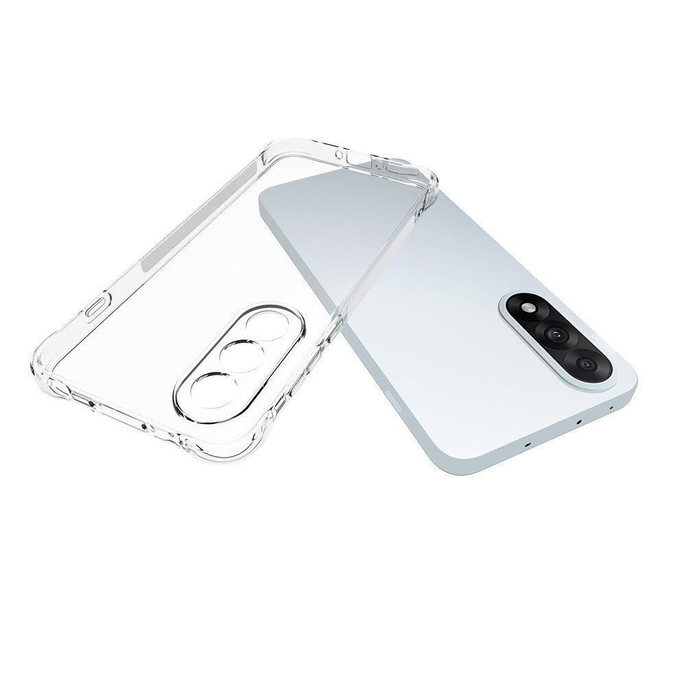 OnePlus Nord 5 - Plastik Cover m. Stødabsorberende Hjørner - Gennemsigtig