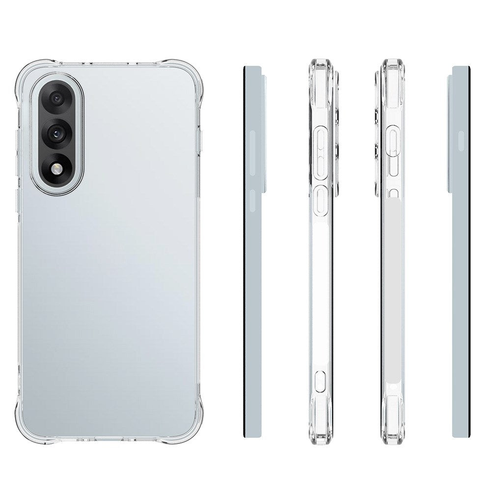 OnePlus Nord 5 - Plastik Cover m. Stødabsorberende Hjørner - Gennemsigtig
