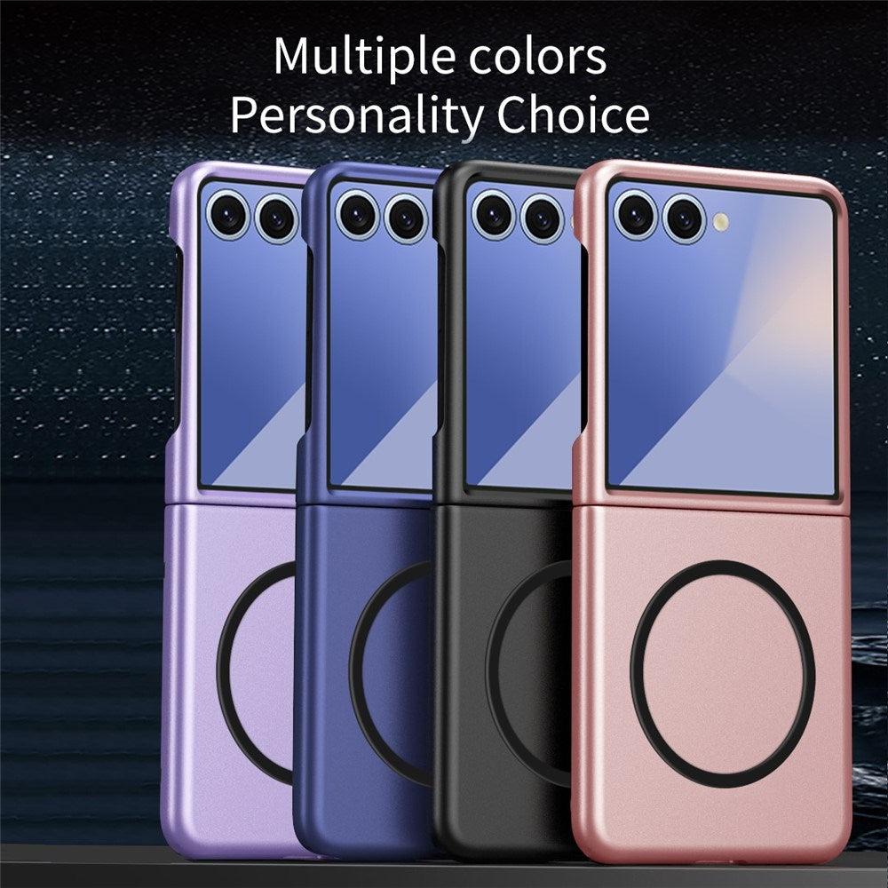 Samsung Galaxy Z Flip7 - EIDERWOOD Mat Hårdt Plast Cover - MagSafe Kompatibel - Lilla