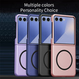 Samsung Galaxy Z Flip7 - EIDERWOOD Mat Hårdt Plast Cover - MagSafe Kompatibel - Blå