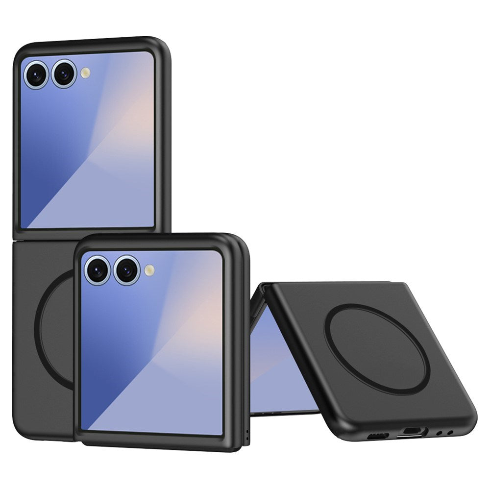 Samsung Galaxy Z Flip7 - EIDERWOOD Mat Hårdt Plast Cover - MagSafe Kompatibel - Sort