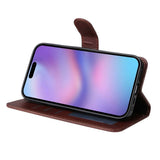 EIDERWOOD iPhone 17 Kunstlæder Flip Cover - inkl. Skærmbeskyttelse - Blå