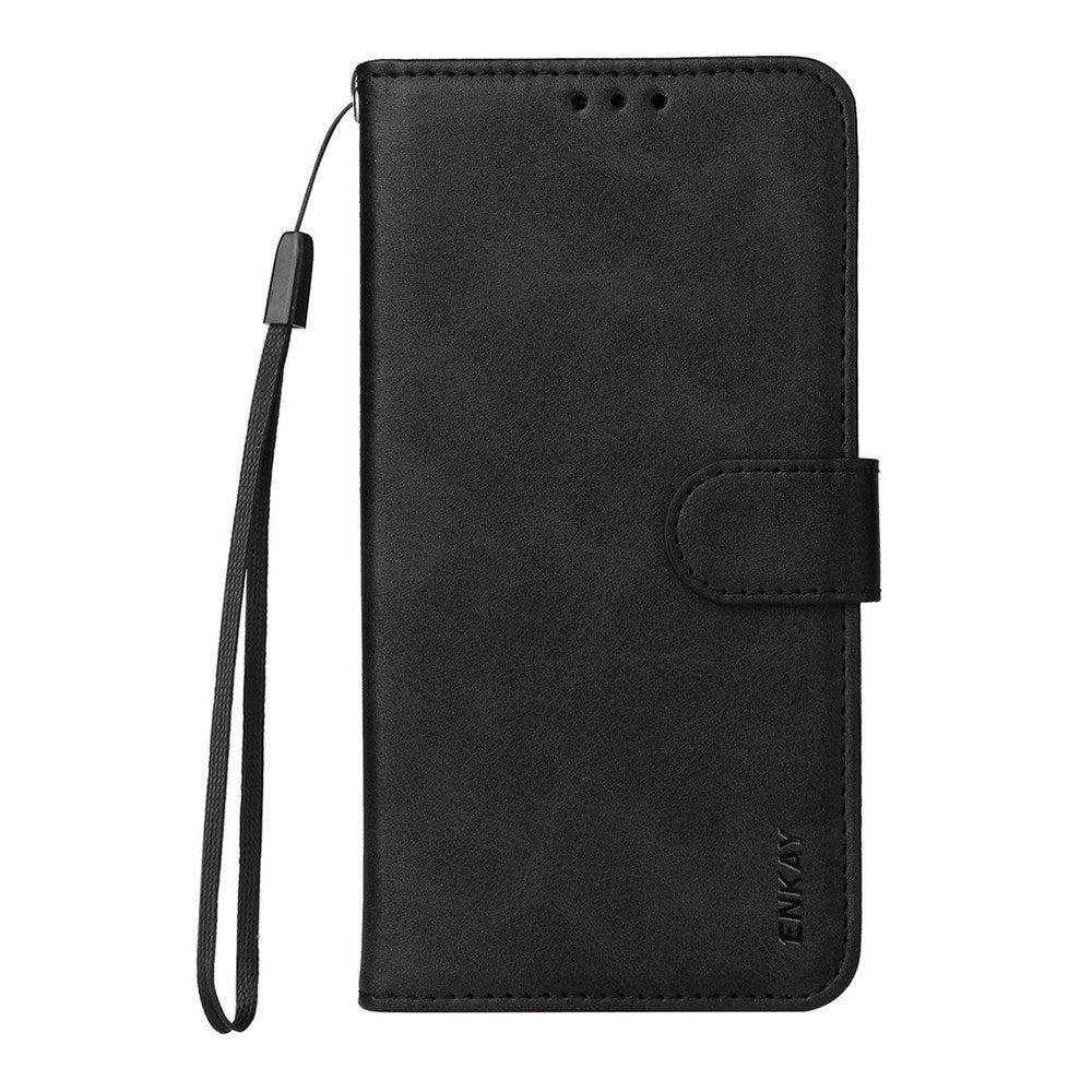 EIDERWOOD iPhone Air Kunstlæder Flip Cover - inkl. Skærmbeskyttelse - Sort