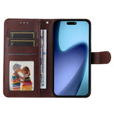 EIDERWOOD iPhone Air Kunstlæder Flip Cover - inkl. Skærmbeskyttelse - Blå