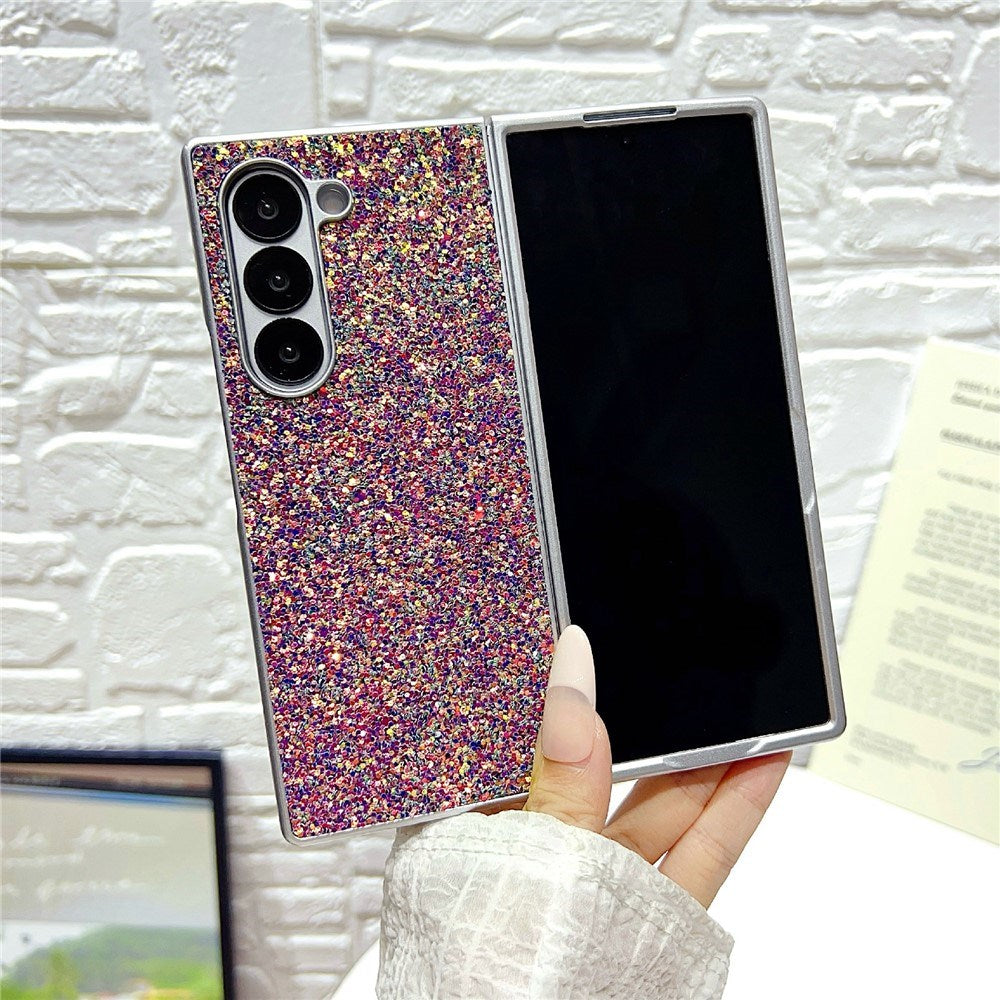 EIDERWOOD Samsung Galaxy Z Fold7 Glitter Mobil Cover - Rød
