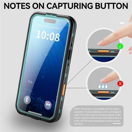 iPhone 17 Pro Max - EIDERWOOD Vandtæt Håndværker Cover m. Skærmbeskyttelse & Strop - MagSafe Kompatibel - Blå