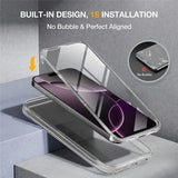 EIDERWOOD iPhone 17 Hybrid Mobil Cover m. Indbygget Skærmbeskyttelse - Gennemsigtig