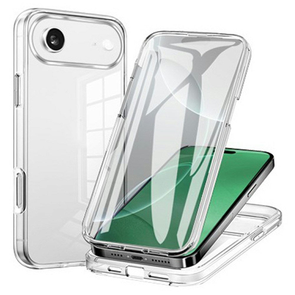 EIDERWOOD iPhone Air Hybrid Mobil Cover m. Indbygget Skærmbeskyttelse - Gennemsigtig