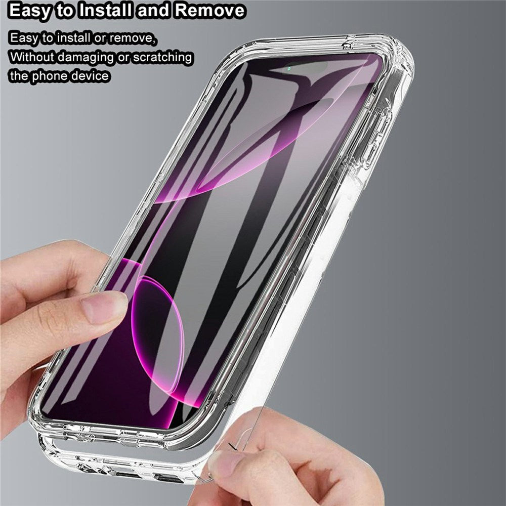 EIDERWOOD iPhone Air Hybrid Mobil Cover m. Indbygget Skærmbeskyttelse - Gennemsigtig