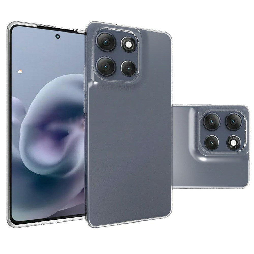 EIDERWOOD Motorola Moto G86 Power Slim Fit Fleksibelt Plastik Mobil Cover - Gennemsigtig