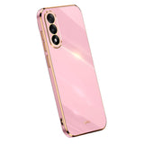 OnePlus Nord 5 - Metallisk Plast Cover - Lyserød