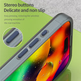 EIDERWOOD iPhone 17 Hybrid Plast Mobil Cover - MagSafe Kompatibel - Mat Gennemsigtig / Mørkeblå