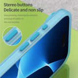 EIDERWOOD iPhone Air Hybrid Plast Mobil Cover - MagSafe Kompatibel - Mat Gennemsigtig / Blå