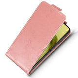 Motorola Moto G86 Power - EIDERWOOD Vertikal Kunstlæder Flip Cover - Kortholder & Ståfunktion - Rose Gold