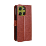 EIDERWOOD Motorola Moto G86 Power Kunstlæder Flip Cover m. Stander & Pung - Brun