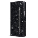 Samsung Galaxy Z Fold7 - EIDERWOOD Glitter Flip Cover m. Pung - Sort