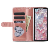 Samsung Galaxy Z Fold7 - EIDERWOOD Glitter Flip Cover m. Pung - Rose Gold
