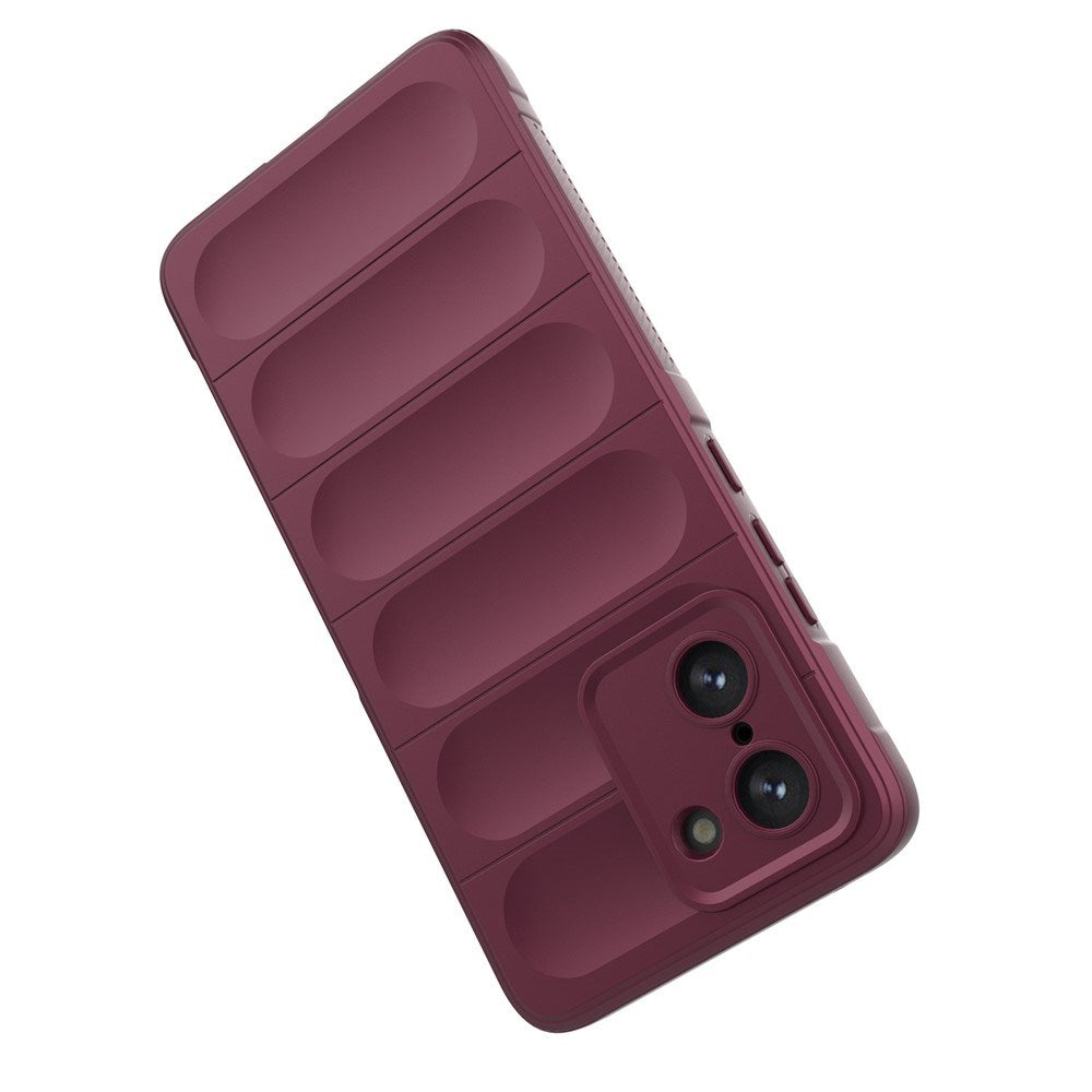 OnePlus Nord CE5 - EIDERWOOD Fleksibelt Plastik Cover - Mørkerød