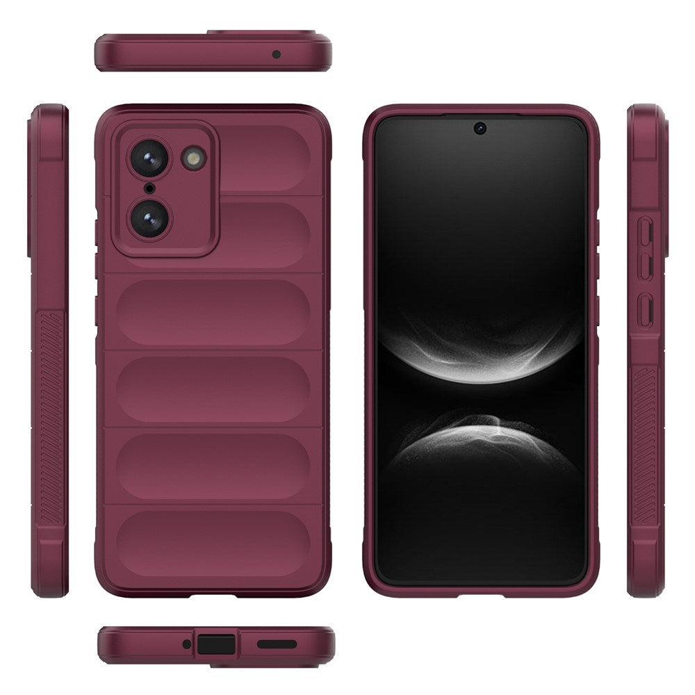 OnePlus Nord CE5 - EIDERWOOD Fleksibelt Plastik Cover - Mørkerød