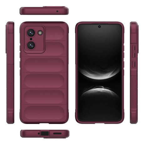 OnePlus Nord CE5 - EIDERWOOD Fleksibelt Plastik Cover - Mørkerød